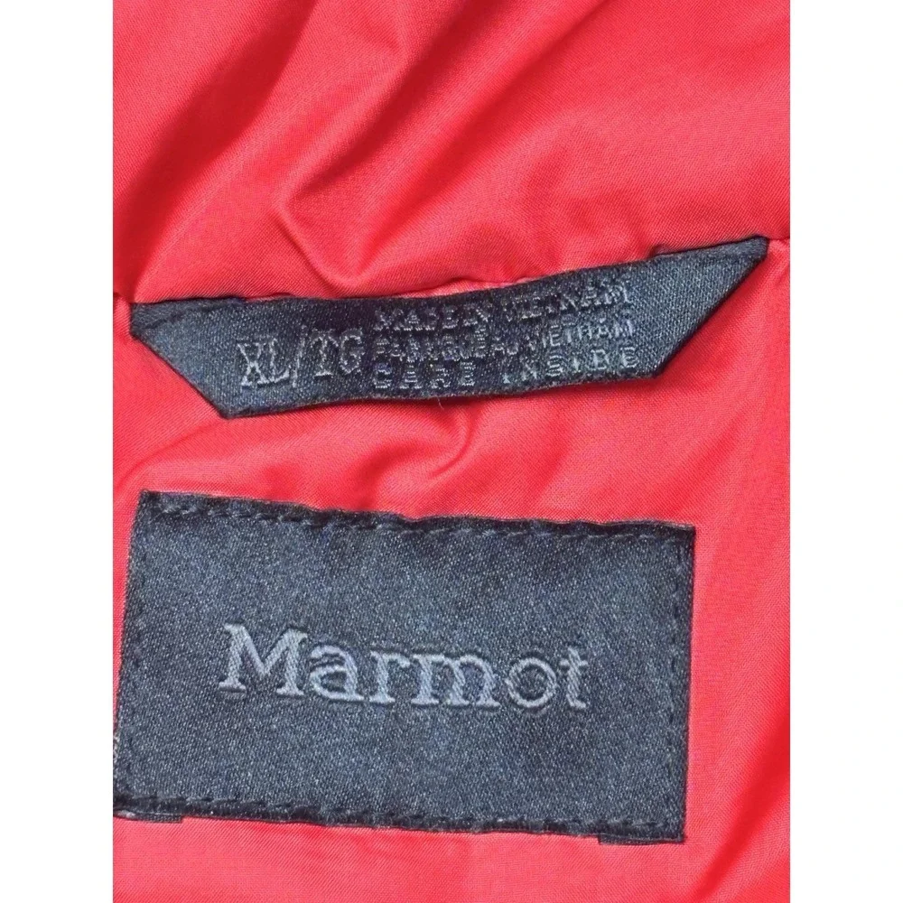 Marmot Snowline Insulated Jacket Kids XL Red Hooded Waterproof Coat M16356 Youth